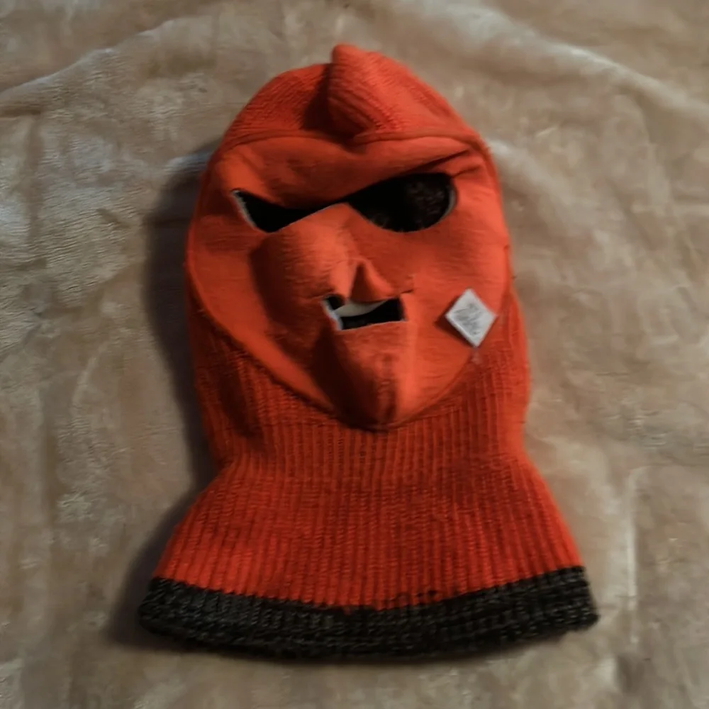 Vintage Reversible Hunting Toboggan/Mask